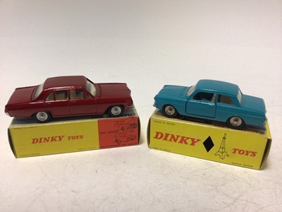 Lot 2144 - Dinky French Issue Ford "Taurus" 12m No 538, Opal "Admiral" No 513, both boxed (2)