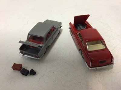 Lot 2148 - Dinky French Issue Simca 1500 No 523, Coupe Ferrari 250 GT No 515, both boxed (2)