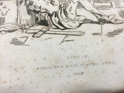 Lot 1683 - William MakepicenThackery - Vanity Fair, 1848 first edition, half calf with marbled boards