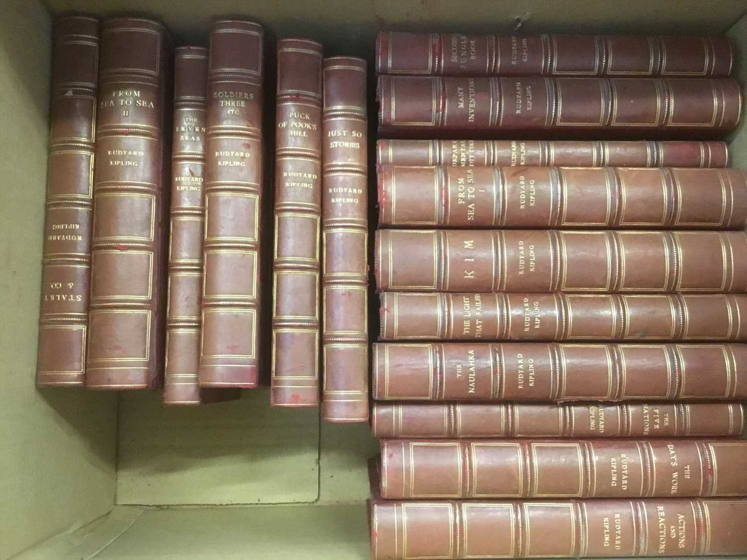 Lot 1684 - Extensive collection of Rudjard Kipling, in
