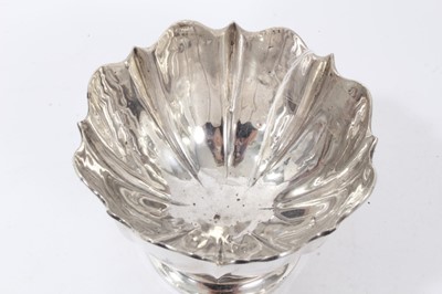 Lot 226 - George V silver bowl of fluted form.