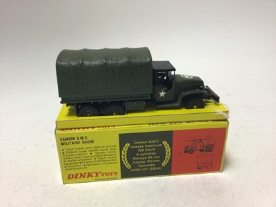Lot 2162 - Dinky French Issue Camion G.M.C. Militaire Bache No 809, boxed