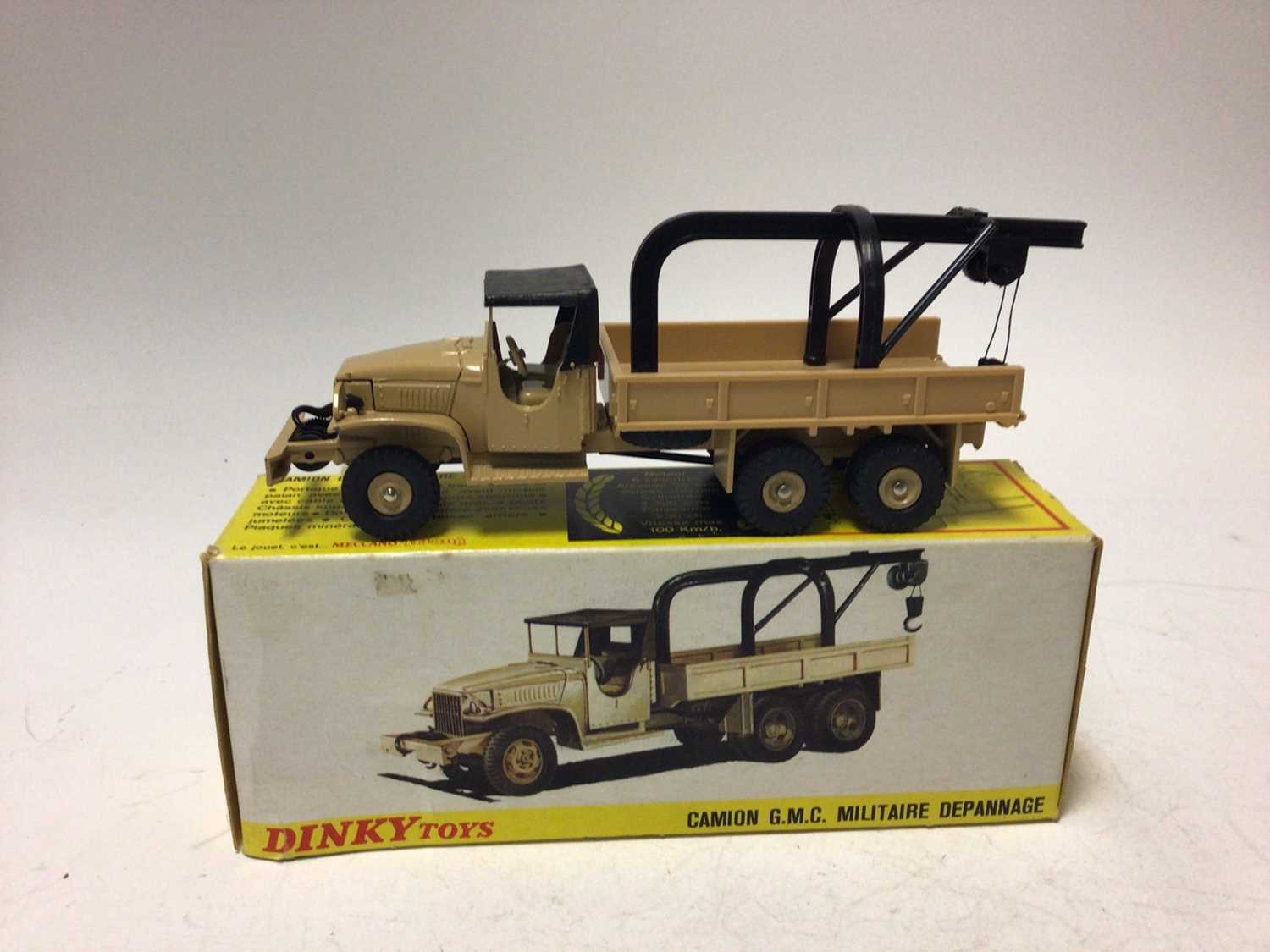 Dinky Toys France 808 - Camion Militaire G.M.C. Dépannage Kaki - Boîte D'origine