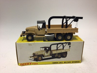 Lot 2163 - Dinky French Issue Camion G.M.C. Militaire Depannage No 808, boxed