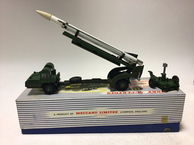Lot 2185 - Dinky Suprtoys Missile Erecting Vehicle with Corporal Missile and LaunchingPlatform No 666, boxed