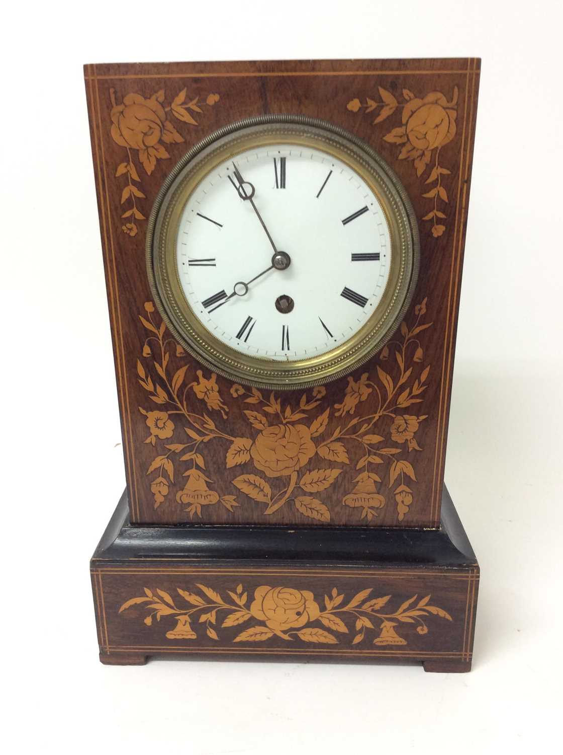 Lot 660 - Late 19th century French mantel clock in