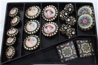 Lot 1553 - 19th century papier mâché Jewellerylery box...