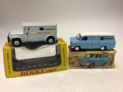 Lot 2214 - Dinky Brinks Armoured Car No 275, Ford Transit Van No 407, both boxed (2)