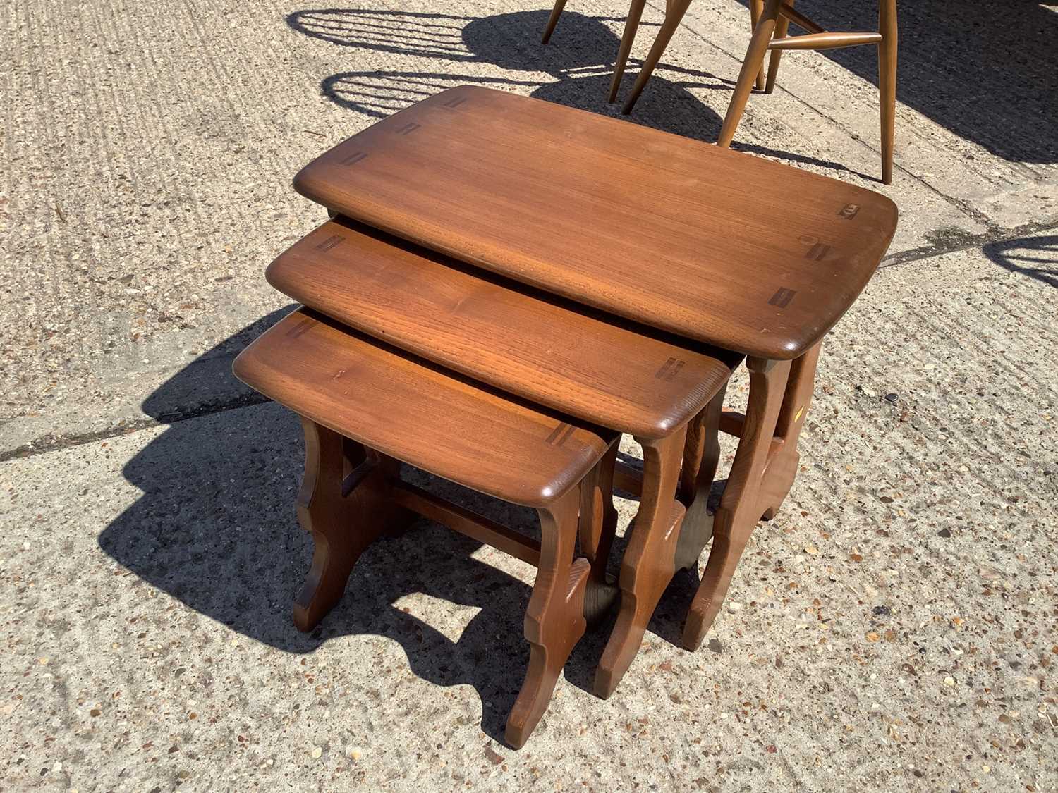 Lot 951 Ercol nest of tables