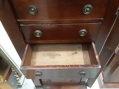 Lot 968 - Victorian  mahogany Wellington chest