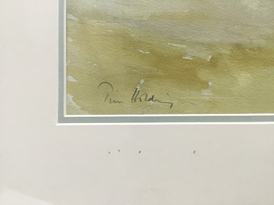 Lot 136 - Tim Holding (b. 1940) watercolour, Fisherman's Hut, Walberswick, signed 39 x 53cm, glazed frame