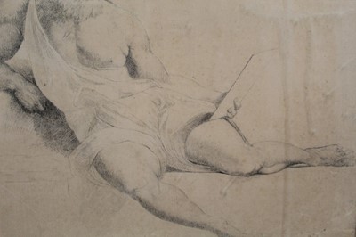 Lot 72 - Manner of James Barry (1741-1806) pair of drawings - studies of the Sistine Chapel after Michelangelo