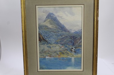 Lot 1184 - Tristram Ellis (1844-1922) watercolour - View of  Merak