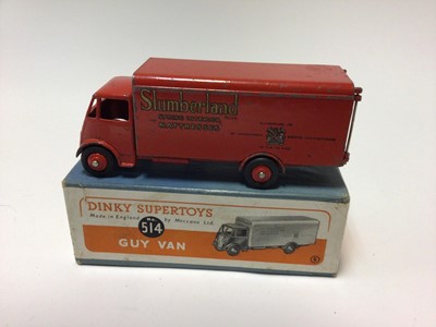 Lot 2245 - Dinky Guy Van "Slumberland" No 514, boxed