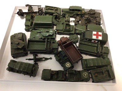 Lot 2257 - Dinky Unboxed selection of military models