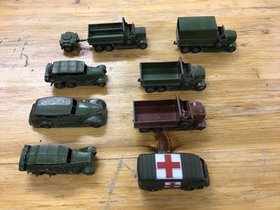 Lot 2257 - Dinky Unboxed selection of military models