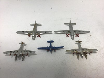 Lot 2258 - Dinky Unboxed selection of various aircraft models