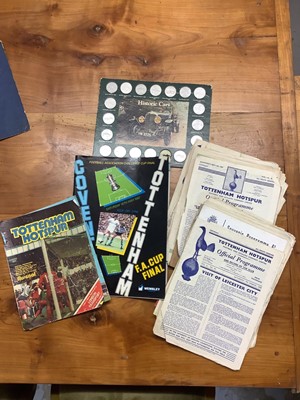 Lot 1346 - Collection of  Football programmes including Tottenham Hotspur and West Ham