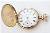 Lot 1571 - Ladies' gold (14k) fob Watches with...