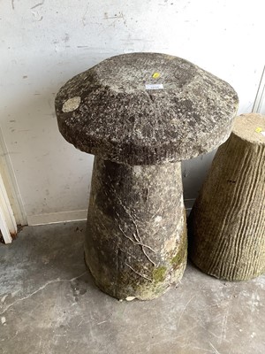 Lot 1055 - Concrete staddle stone