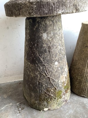 Lot 1055 - Concrete staddle stone