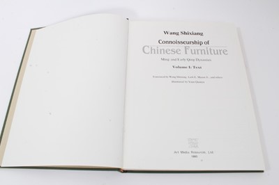 Lot 766 - Books - Connoisseurship of Chinese Furniture in two volumes together with a copy of Classic Chinese Furniture