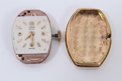 Lot 18 - 1950s ladies Rolex Tudor Royal 9ct gold wristwatch