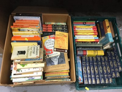 Lot 284 - Two boxes of assorted books