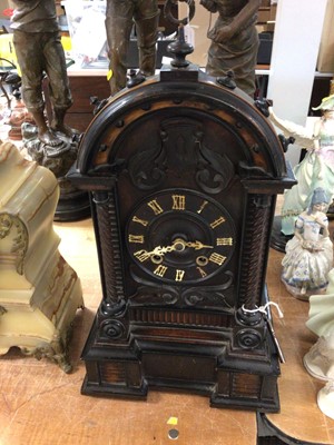 Lot 413 - Early 20th century Black Forest mantel clock