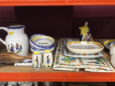 Lot 514 - Collection of Quimper pottery