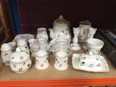 Lot 515 - Villeroy & Boch 'Petite Fleur' dinner, tea and coffee service