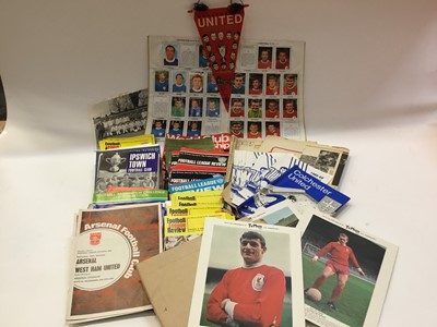 Lot 1628 - Collection of vintage football programmes