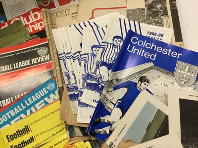 Lot 1628 - Collection of vintage football programmes