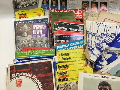 Lot 1628 - Collection of vintage football programmes