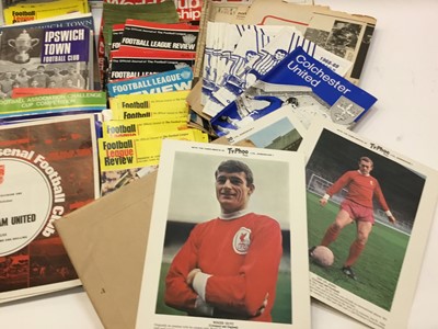 Lot 1628 - Collection of vintage football programmes