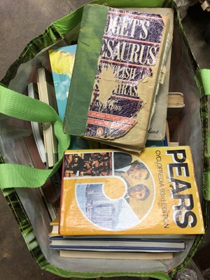 Lot 211 - Two boxes and a bag of books
