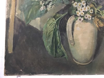 Lot 1276 - Beryl Maud Sinclair (1901-1967) oil on canvas - "An Essex Bouquet", unframed