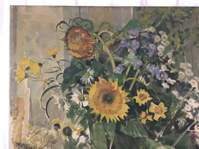 Lot 1276 - Beryl Maud Sinclair (1901-1967) oil on canvas - "An Essex Bouquet", unframed