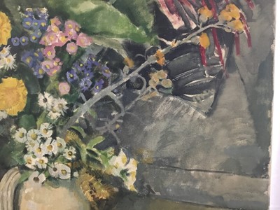 Lot 1276 - Beryl Maud Sinclair (1901-1967) oil on canvas - "An Essex Bouquet", unframed