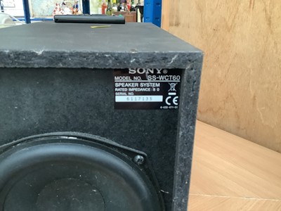 Lot 6 - Sony speaker & Sound Bar