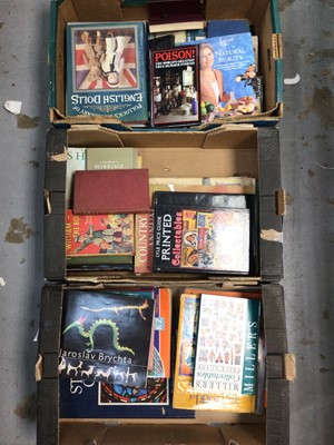 Lot 444 - Five boxes of assorted books