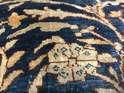 Lot 1423 - Fine 1920s Persian Heriz silk prayer rug, West Persia, 172cm x 129cm