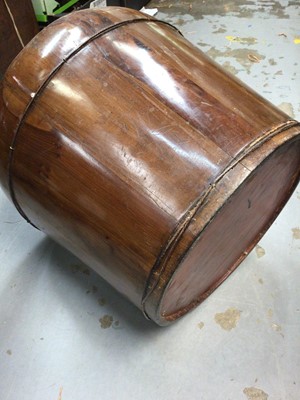 Lot 438 - Large traditional Chinese wooden bucket