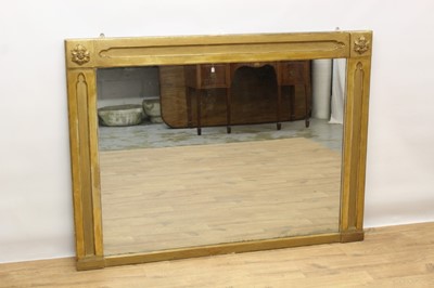 Lot 1401 - Victorian gilt framed overmantel mirror