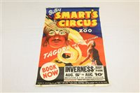 Lot 1925 - Vintage Billy Smart's Circus poster - Tagora...