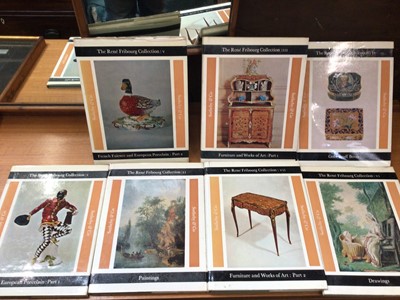 Lot 51 - Seven Sotheby's hardback catalogues for The René Fribourg Collection