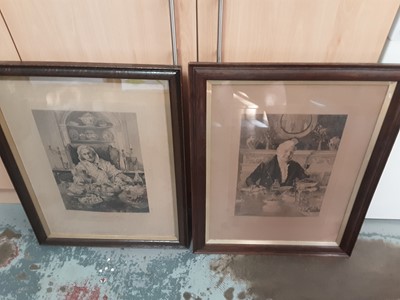 Lot 101 - Mixed lot of decorative pictures, 19th century and later