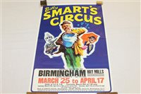 Lot 1931 - Vintage Billy Smart's Circus poster -...