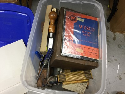 Lot 281 - One box of assorted hand tools