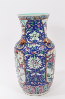 Lot 58 - 19th century Chinese famille rose porcelain vase